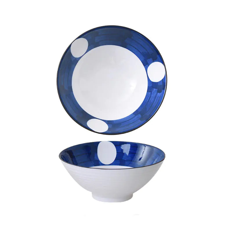 Large Ceramic Soup Bowl for Household Use