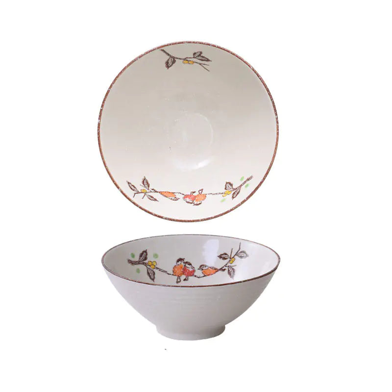 Large Ceramic Soup Bowl for Household Use