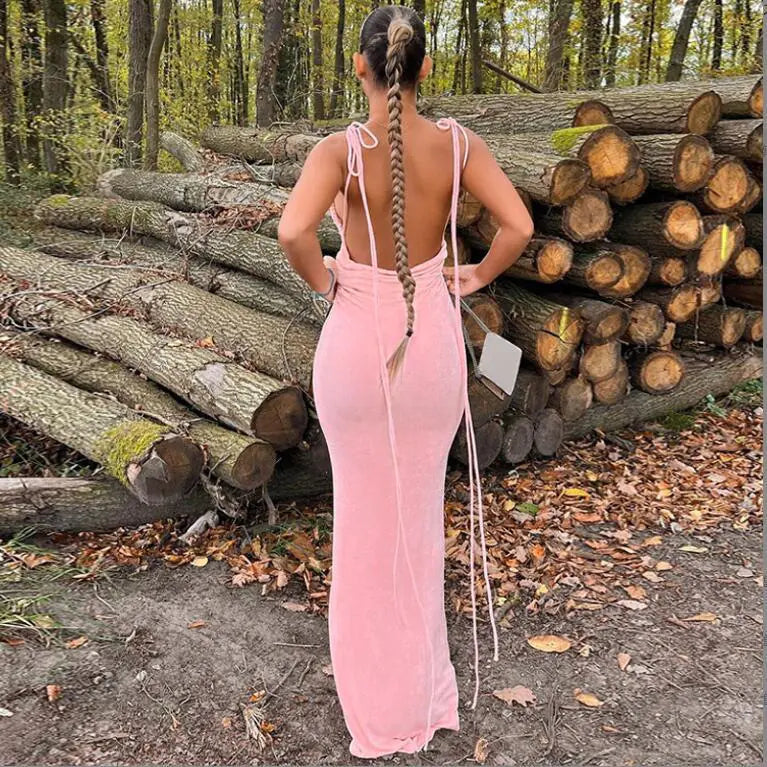 Robe dos nu