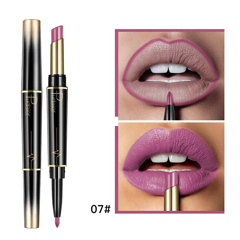 Coffret double rouge à lèvres et crayon à lèvres