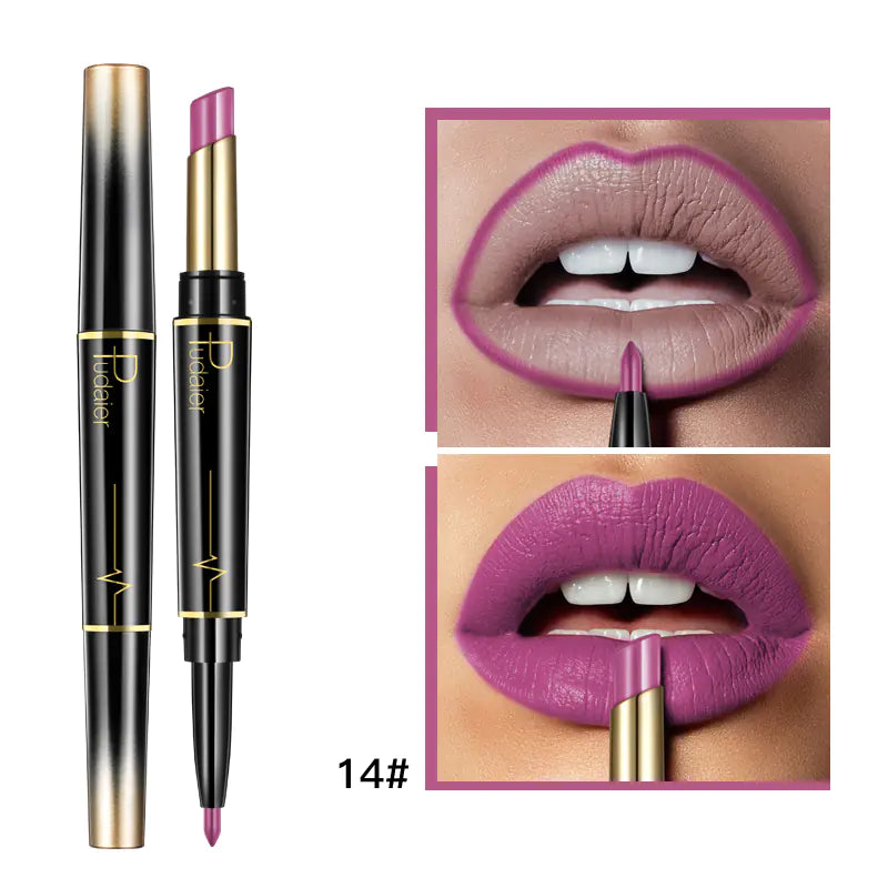 Coffret double rouge à lèvres et crayon à lèvres