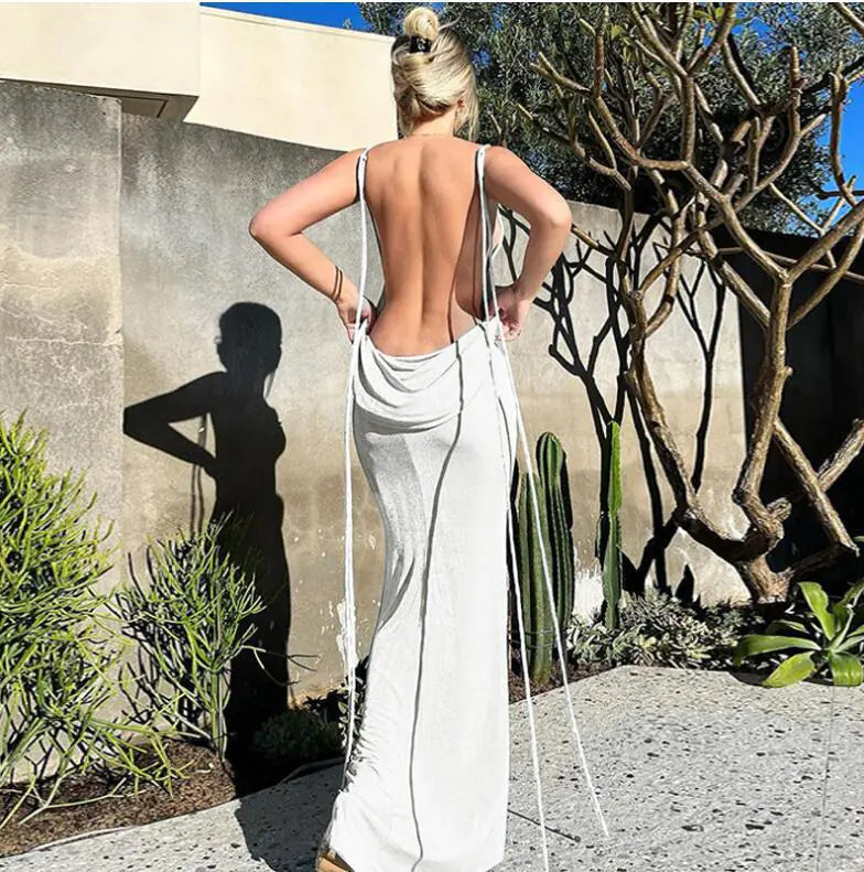 Robe dos nu