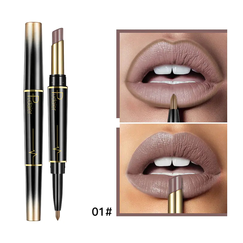 Coffret double rouge à lèvres et crayon à lèvres