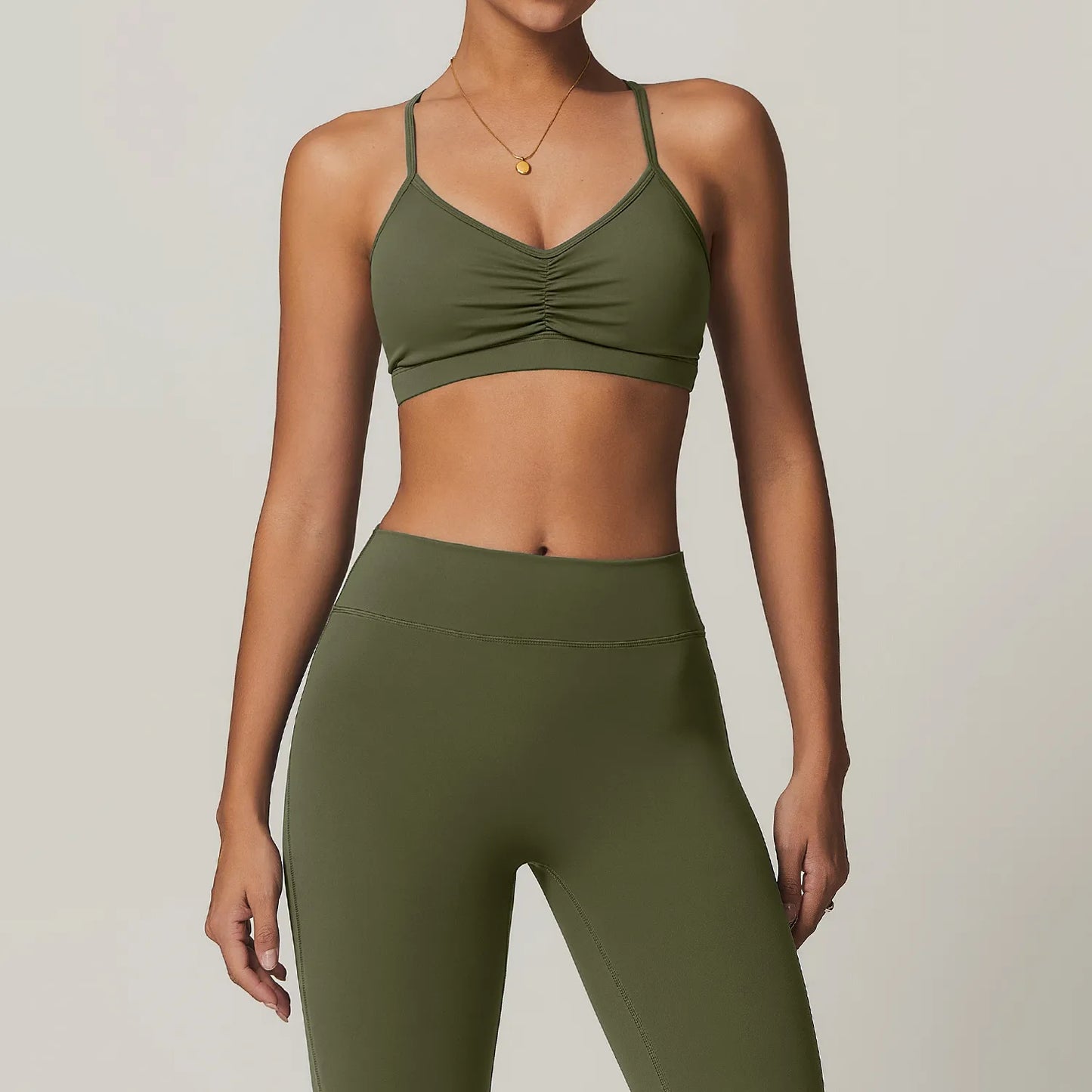Sous-vêtements de sport à boucle croisée pour femmes
