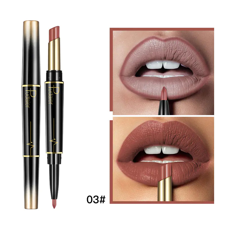 Coffret double rouge à lèvres et crayon à lèvres