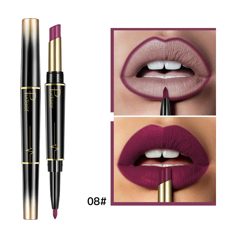 Coffret double rouge à lèvres et crayon à lèvres