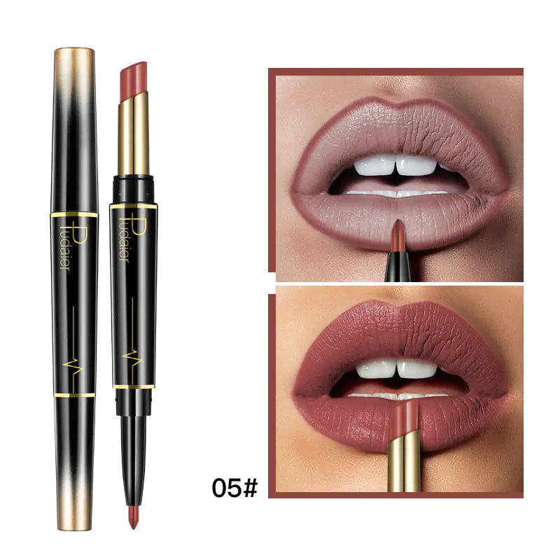 Coffret double rouge à lèvres et crayon à lèvres