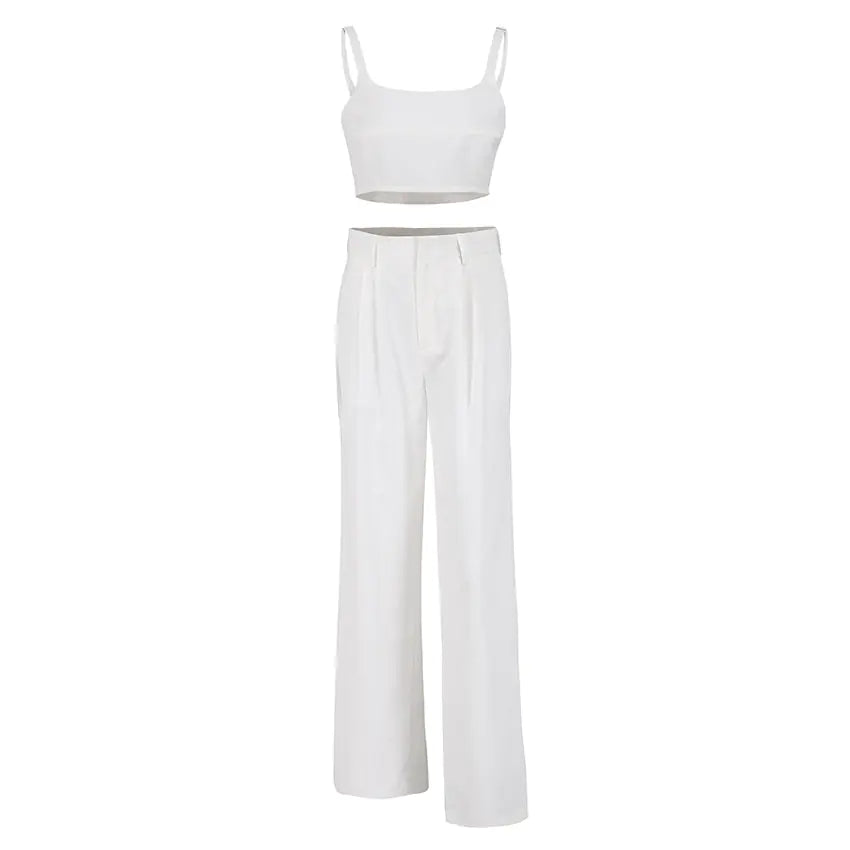Ensemble chic d'été en coton et lin