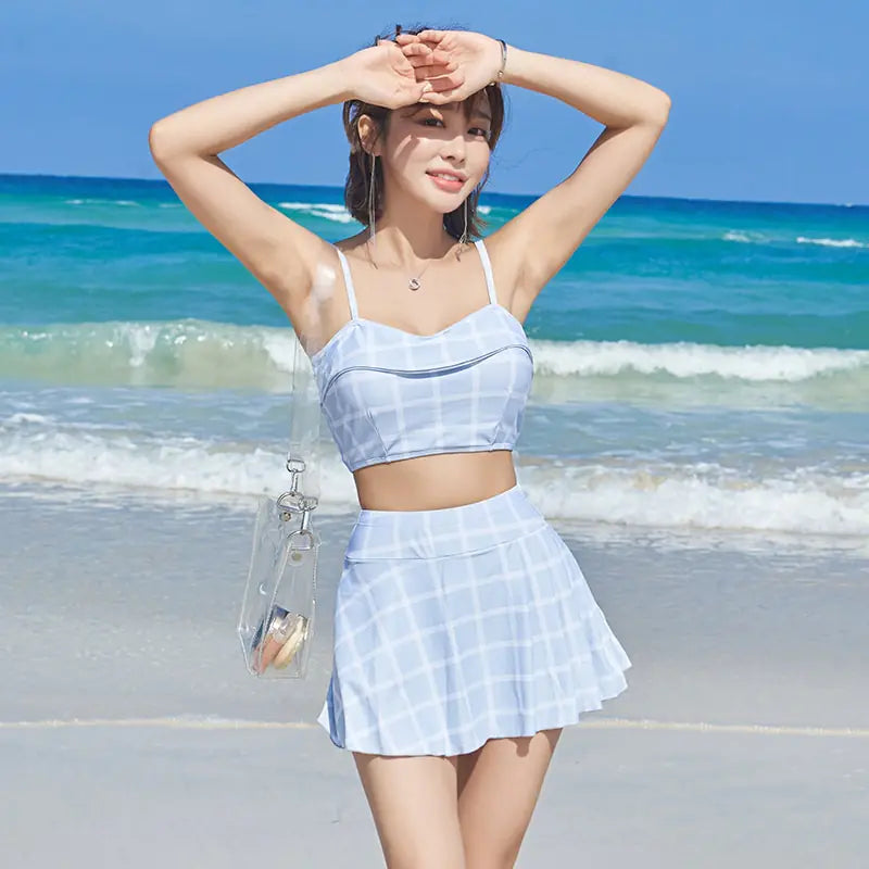 Maillot de bain deux pièces sexy pour femme (style coréen)