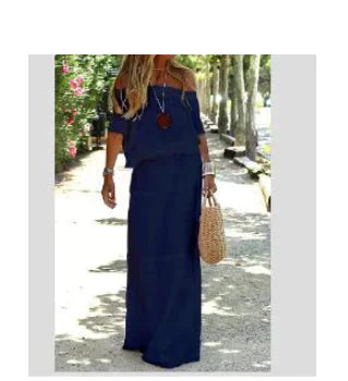 Robe d'été longue et élégante