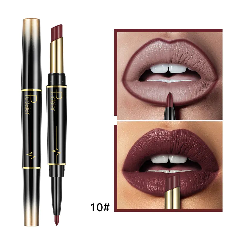 Coffret double rouge à lèvres et crayon à lèvres