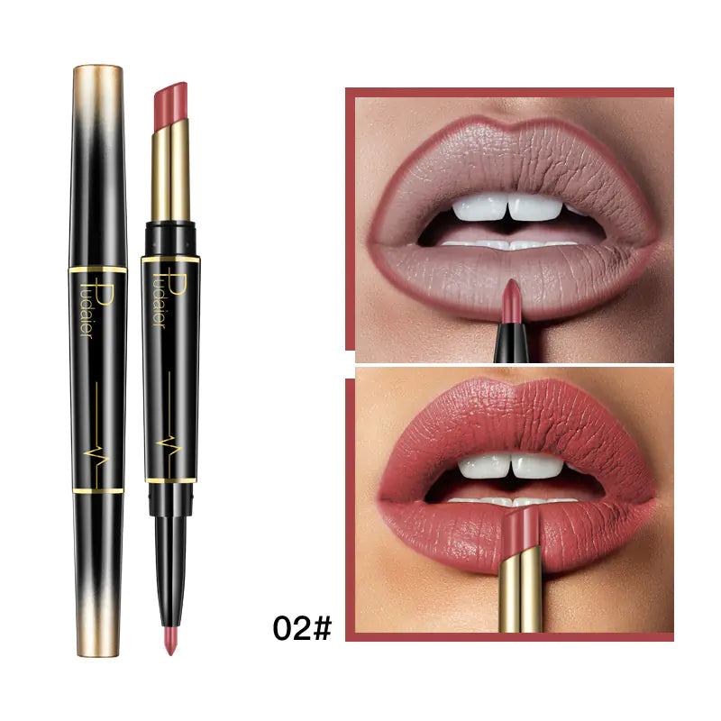 Coffret double rouge à lèvres et crayon à lèvres