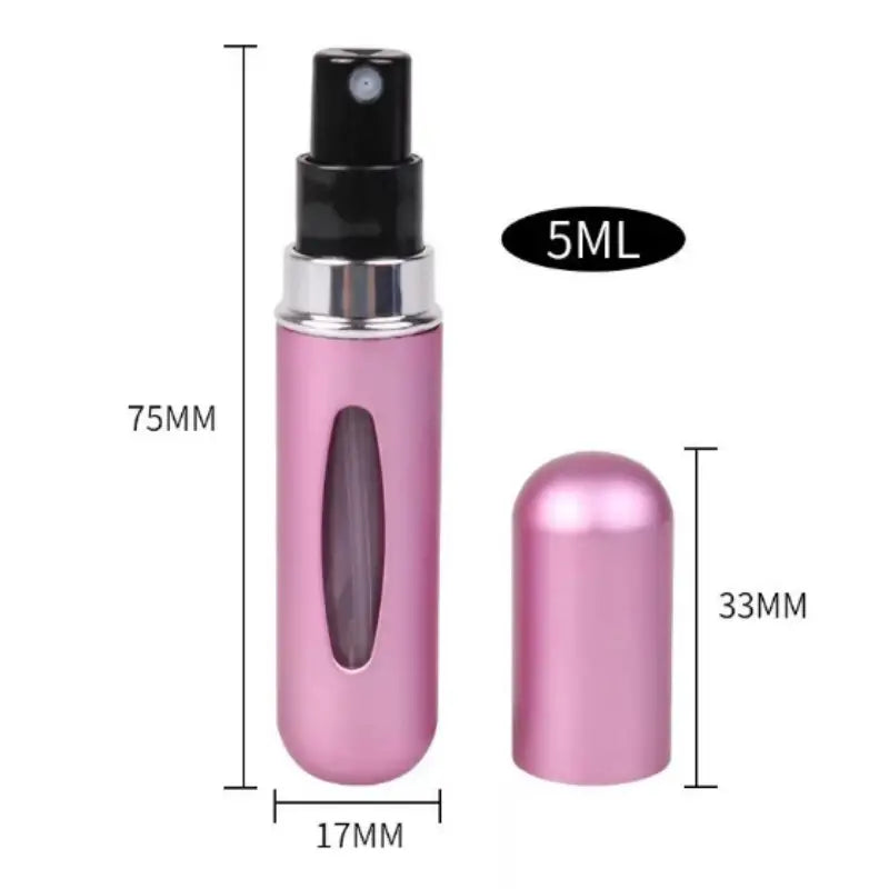 Mini flacon vaporisateur de parfum rechargeable portable 5 ml