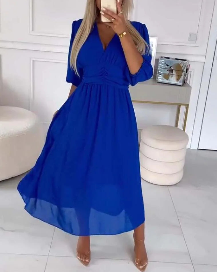 Robe mi-longue élégante