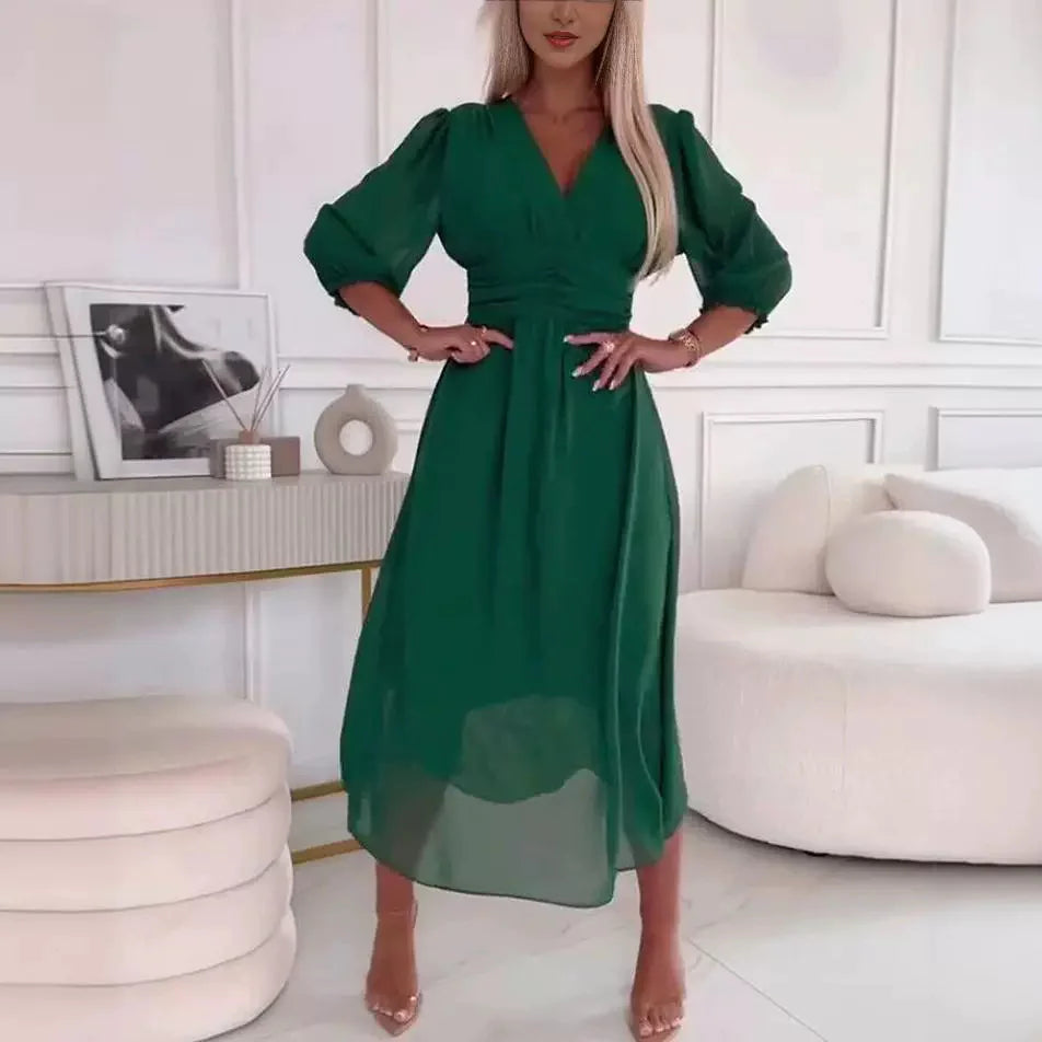 Robe mi-longue élégante