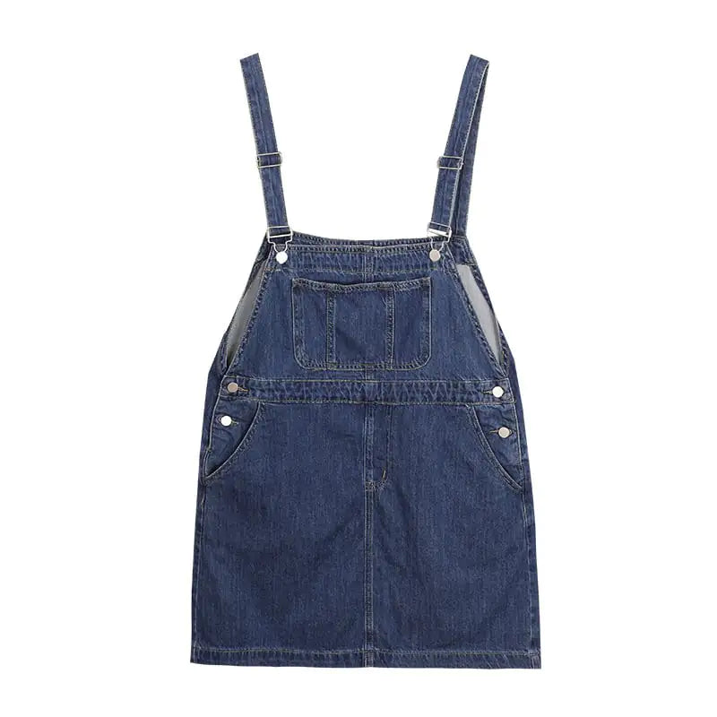 Robe salopette ample en jean
