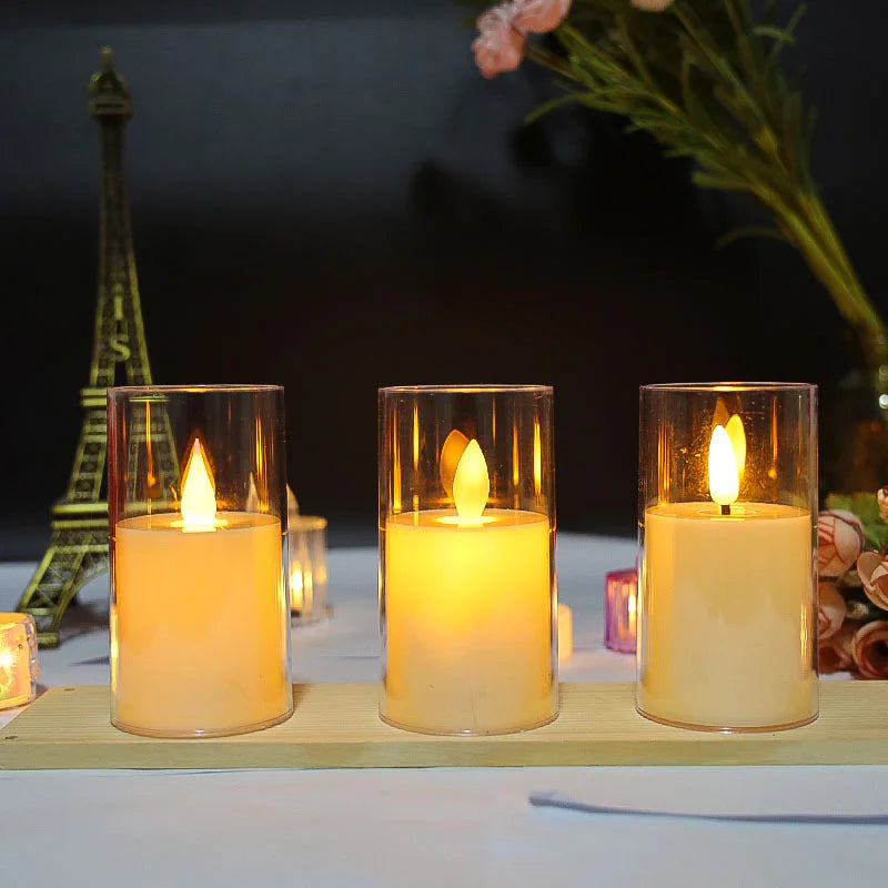 Bougie lumineuse électronique à LED