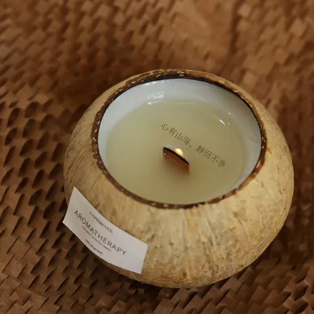 Bougie parfumée à la noix de coco