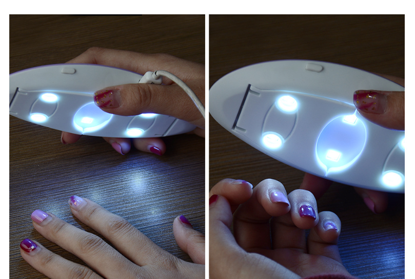 Lampe à ongles LED, mini appareil portable de traitement des ongles