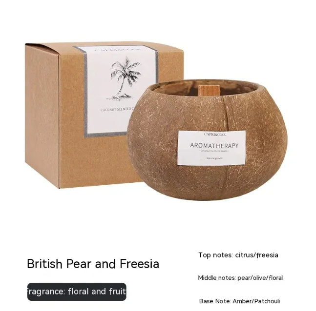 Bougie parfumée à la noix de coco