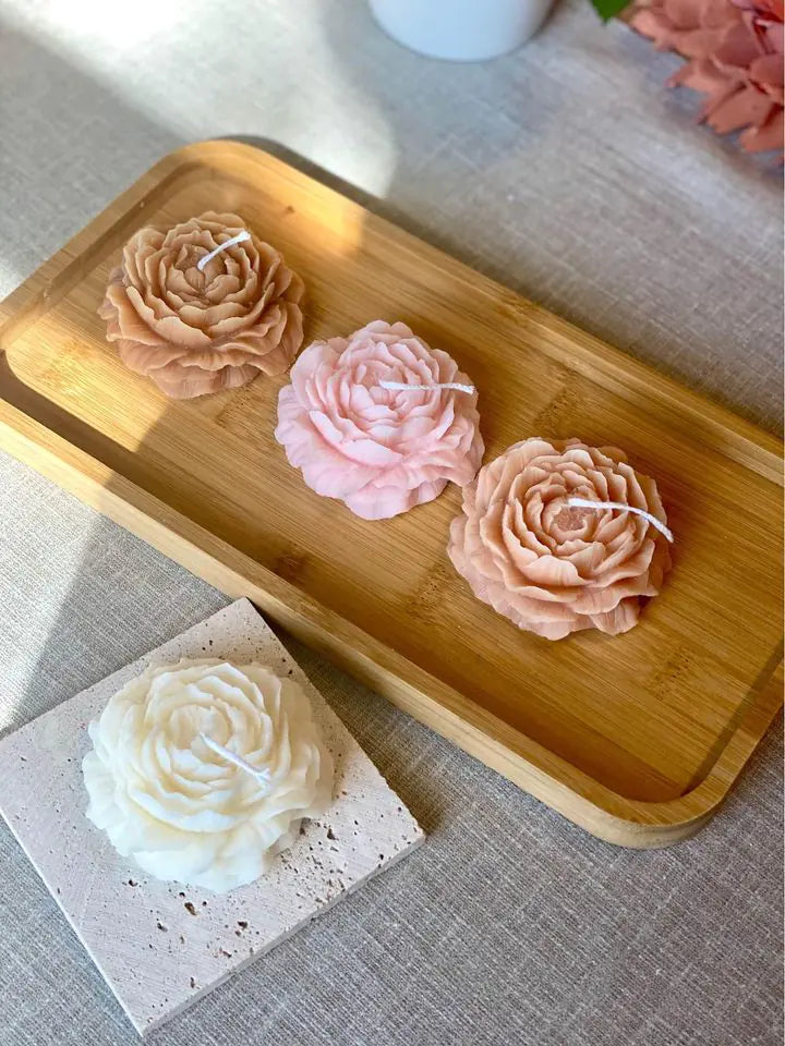 Bougie parfumée à la cire de soja et à la pivoine