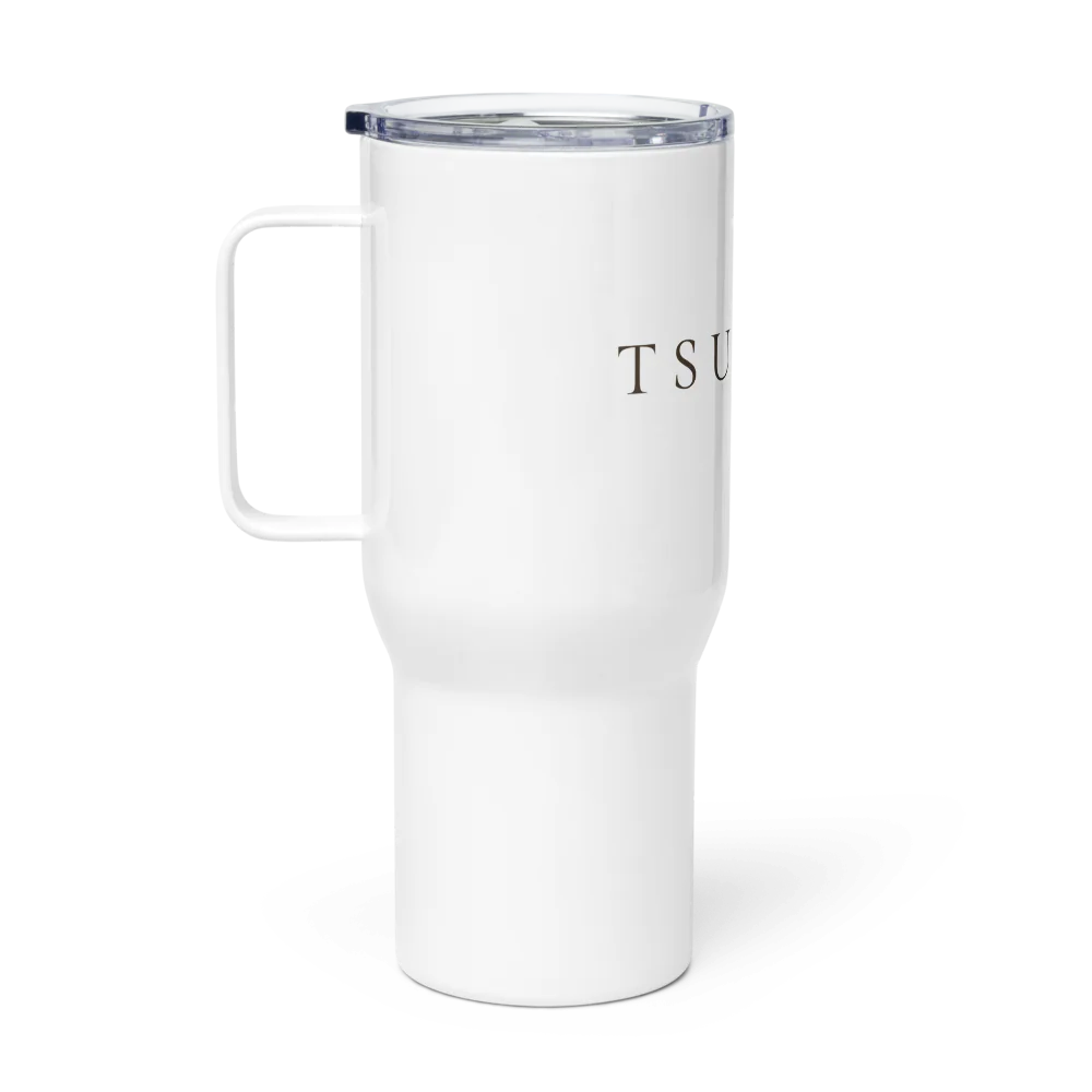 Travel mug with handle