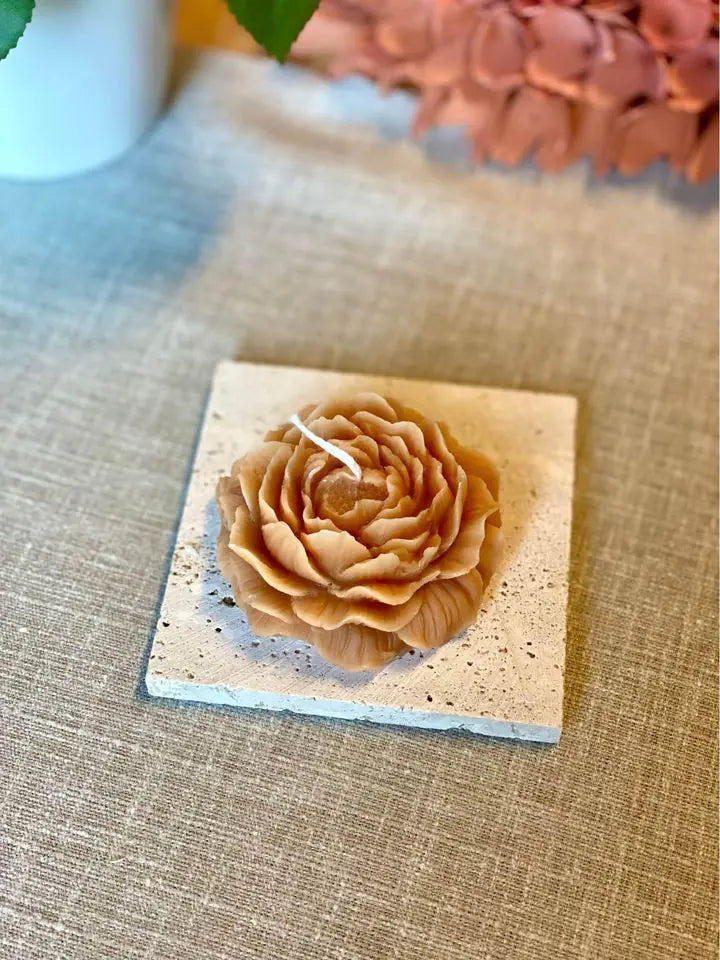 Bougie parfumée à la cire de soja et à la pivoine