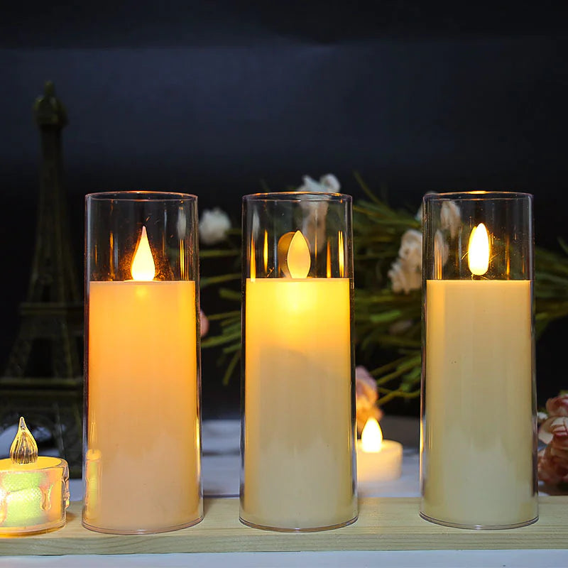 Bougie lumineuse électronique à LED