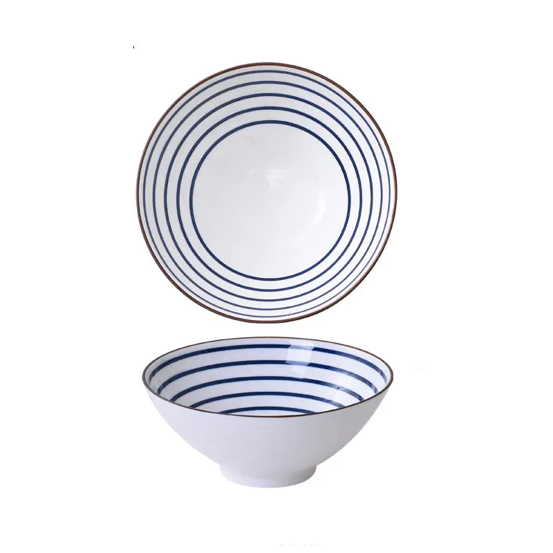 Grand bol à soupe en céramique à usage domestique
