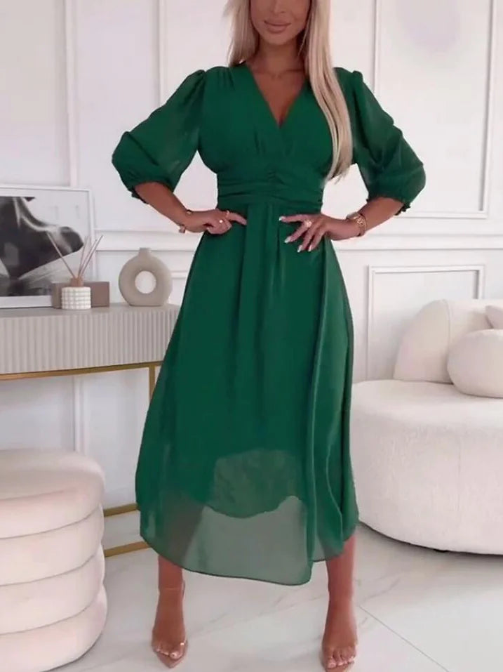Robe mi-longue élégante