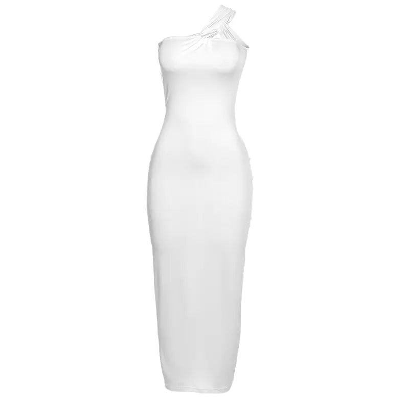 Robe à épaules dénudées