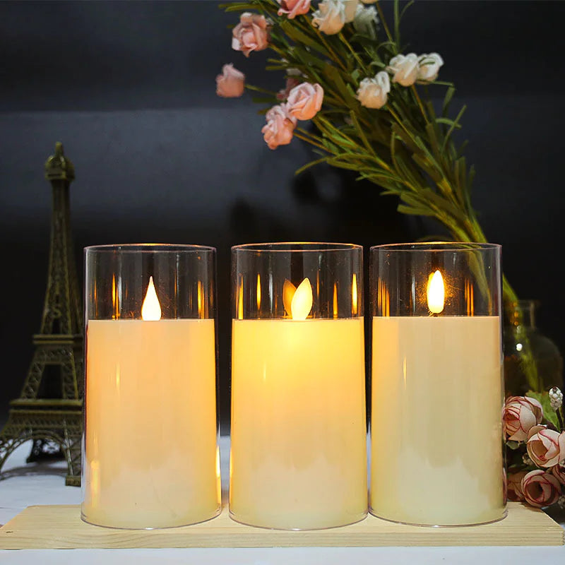 Bougie lumineuse électronique à LED