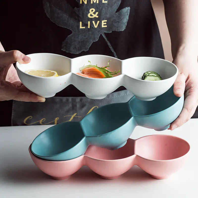 Bol à dessert en céramique avec forme unique