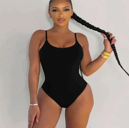 Maillot de bain une pièce dos nu - Couleur unie