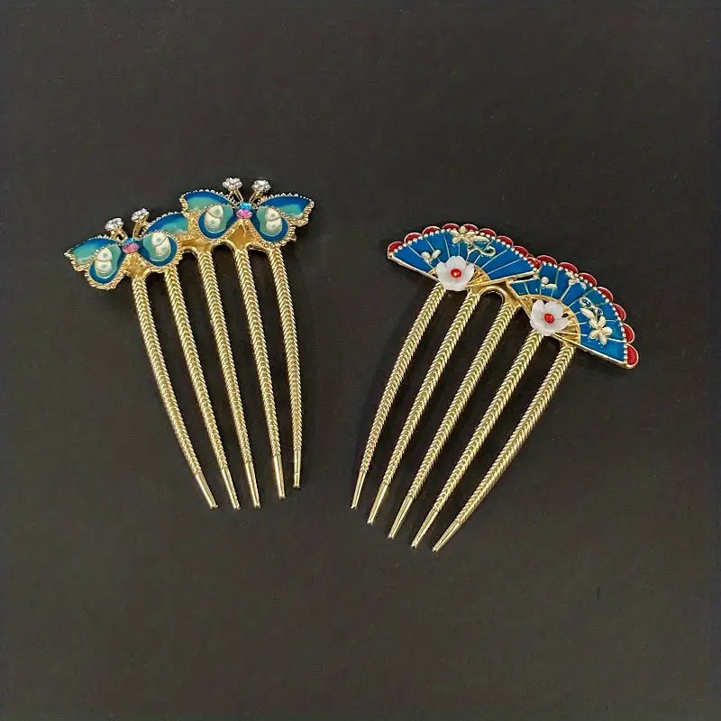 Peigne à cheveux papillon élégant - Accessoire cheveux femme