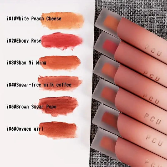 Cream Lip Mud Matte Dual-use Blush Lipstick 1pc