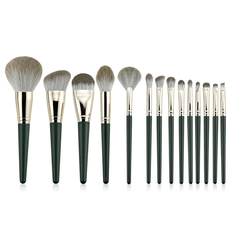 Ensemble de 12 pinceaux de maquillage pour les yeux et le visage