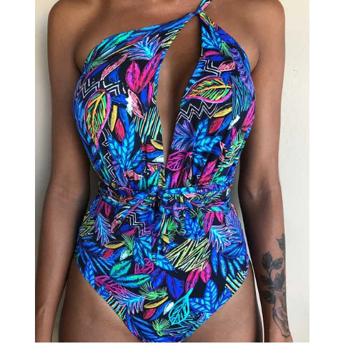 Maillot de bain une pièce dos nu sexy pour femme