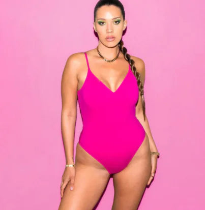 Maillot de bain une pièce dos nu - Couleur unie