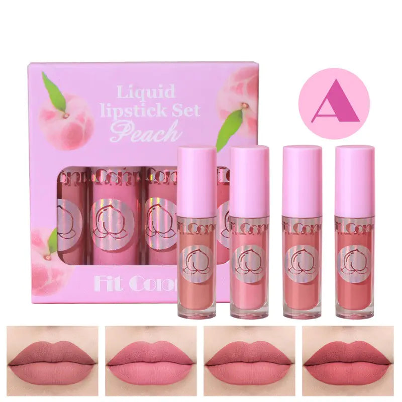 Coffret de 4 brillants à lèvres Velvet Matte Fruit