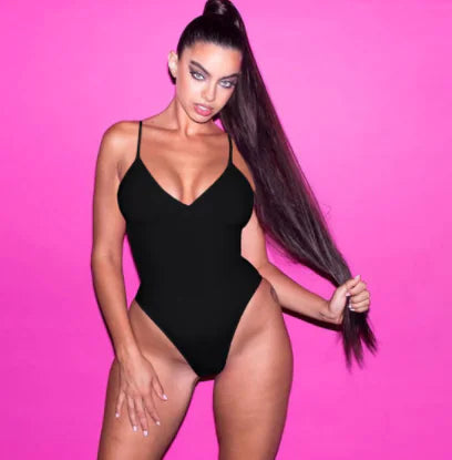 Maillot de bain une pièce dos nu - Couleur unie