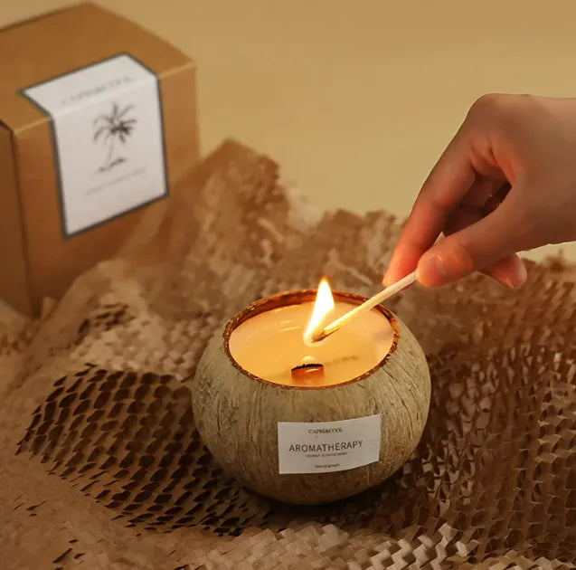 Bougie parfumée à la noix de coco