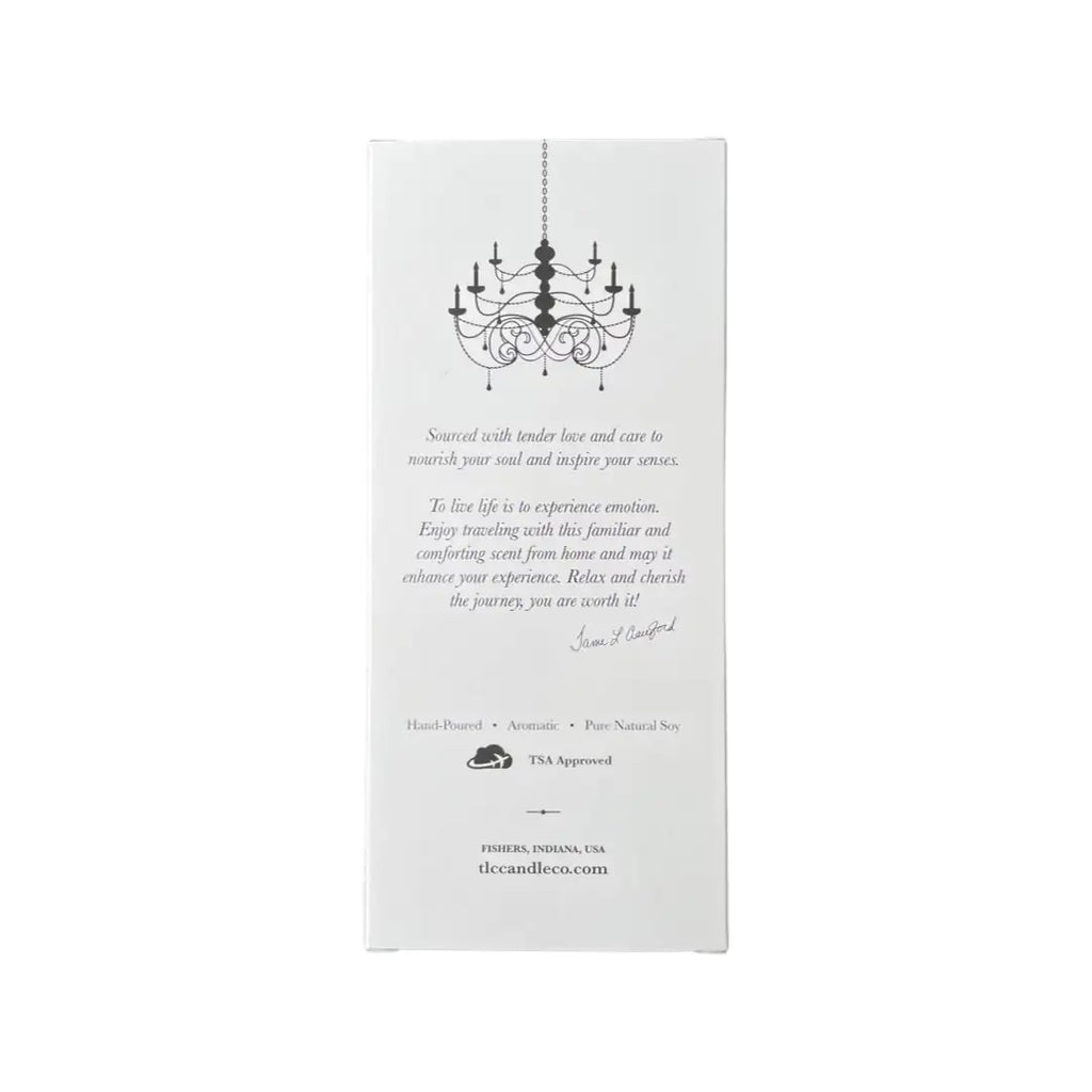 Travel Candle with Matches - Rosemary &amp; Mint