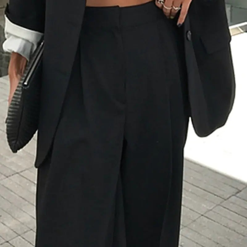 Blazer ample, ensemble de costume