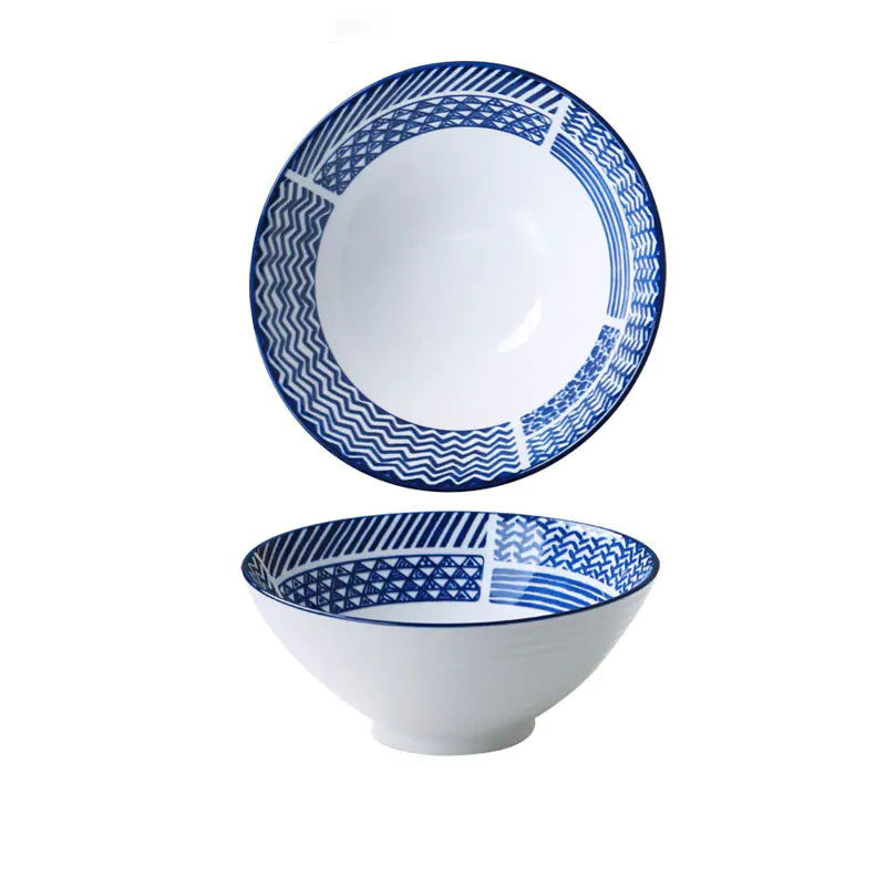 Grand bol à soupe en céramique à usage domestique