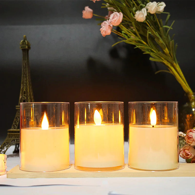 Bougie lumineuse électronique à LED