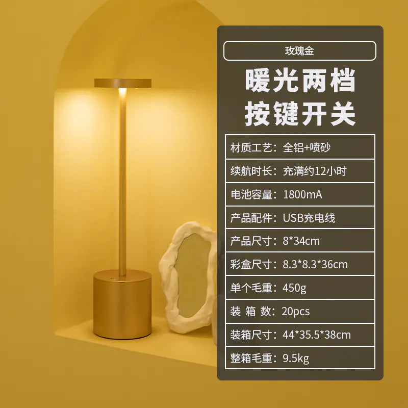 USB Rechargeable Decorative Table Lamp for Indoor &amp; Outdoor