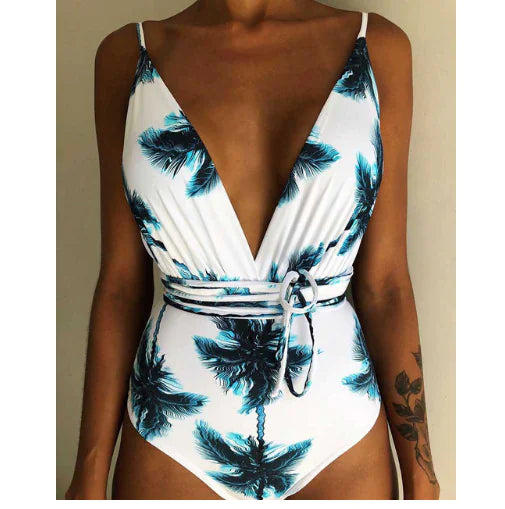Maillot de bain une pièce dos nu sexy pour femme