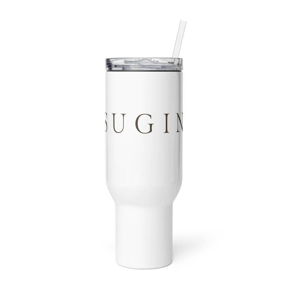 Travel mug with handle