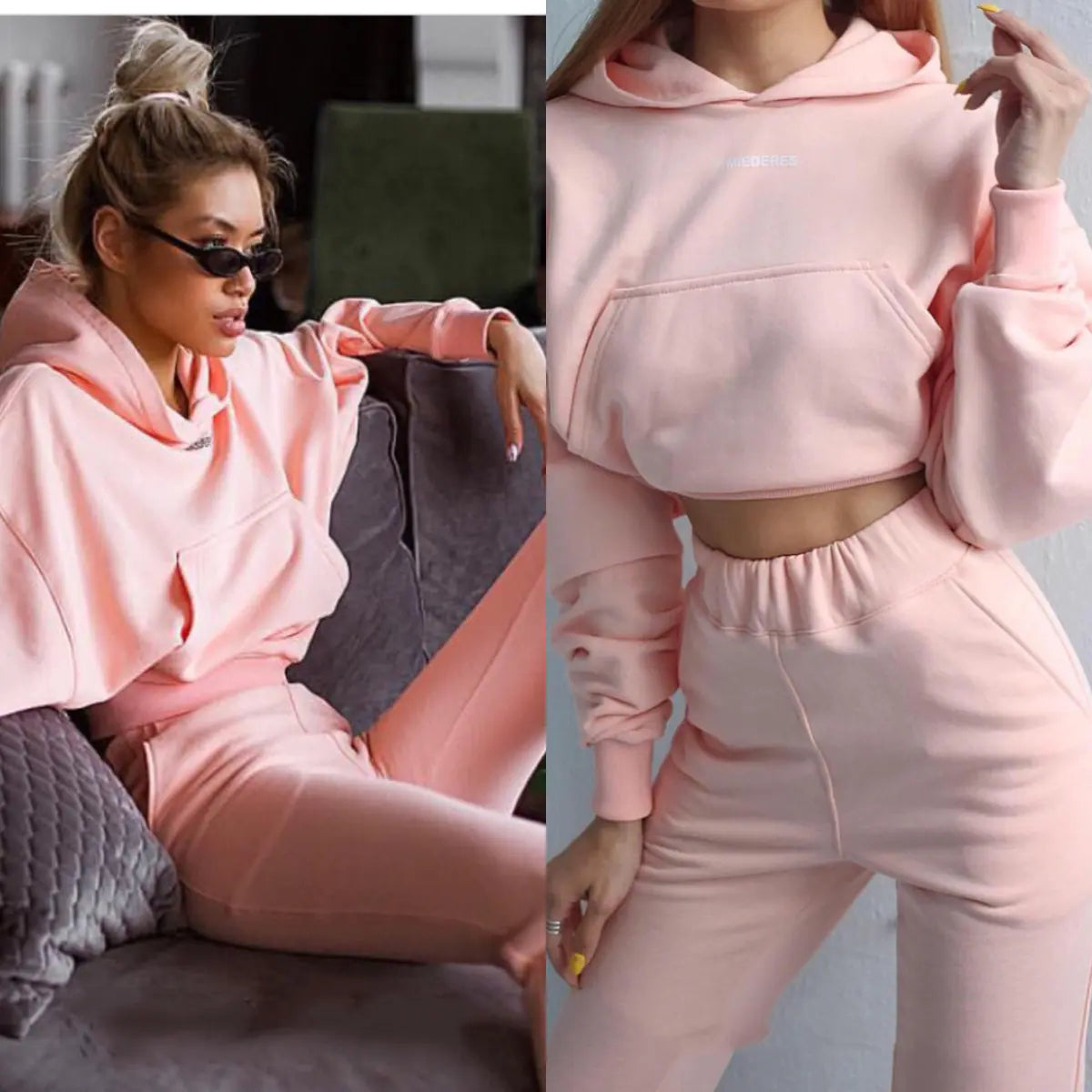 Ensemble sport et loisirs tendance à manches longues